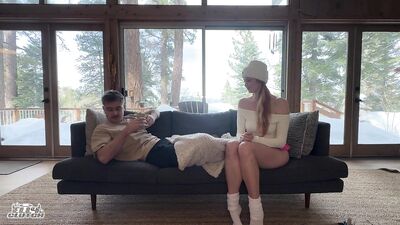 Keeping My Sister's Bff Warm with My Dick in a Snowy Cabin