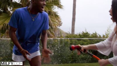 MILFY Rich Housewife Kianna loves to ride Anton's thick BBC