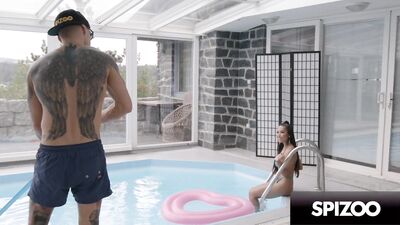 Bubbly Thai Brunette Polly Pons Fucks The Pool Boy