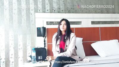 BEAUTIFUL INNOCENT GIRL DEBUTS IN A PORN CASTING - HER WHORE FACE IS FANTASTIC.