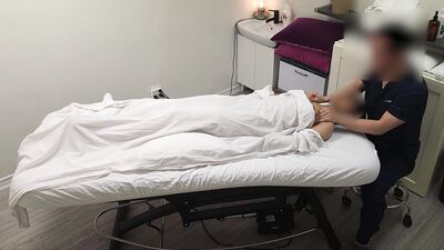 Sarah, a young Indian student received her first special massage.