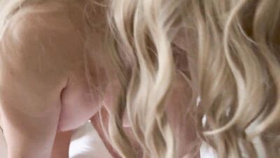 Romantic & Raw Homemade Sex! - Babe Blonde Milf with Big Tits Rides until he explodes!