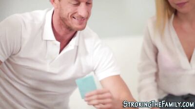 Cock sucking stepsis jizz soaked and rammed in hd