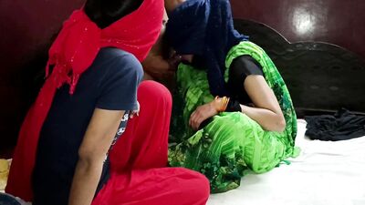 Neighbor stepmom and her girl fucked together Full HD 4K sex video in hindi