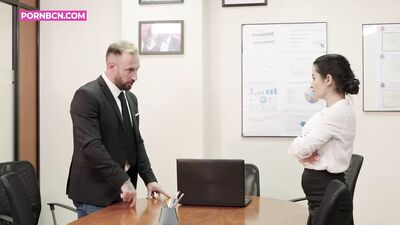 FOR WOMAN Teen latino straight boy fucking anal rough with big cock with a milf by PORNBCN 4K