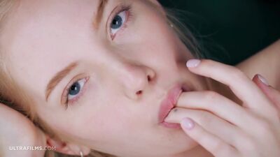 ULTRAFILMS Beautiful blonde girl Emma White showing us her perfect tits and pussy