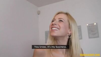 Fake Agent - old school amateur young babes with big tits in their first ever casting scene