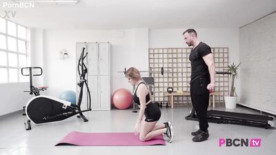 PORNBCN 4K The personal trainer fucker Emilio Ardana y Olé with the hot teen latina Pamela Silva and her big ass // Training with happy end full clip subtitled on YOUTUBE LINK in the VIDEO subscribe and click the bell because more are coming soon ;