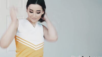 Booty Cheerleader fucks a BBC - Aria Lee