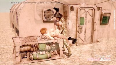 Military big tits babes having futanari sex in a 3d animation hd porn