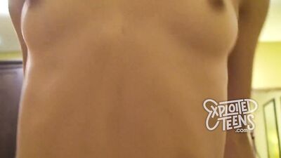 Sexy 18 yr old Venezuelan gets her pussy filled with cum