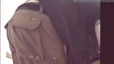 Blindfolded girlfriend shared with friend