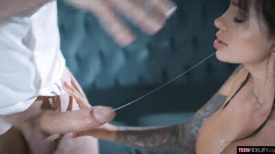 Colombian Cocksucker Alejandra Rico Is So Sexy With Cum On Her Face