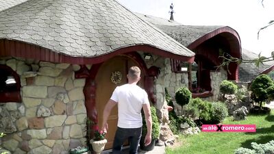 Threesome with my best girfriend and the plumber