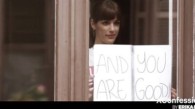 The neighbour can't stop watching us, so we invite her for a HOT trio! - We know you're watching on XConfessions by ErikaLust