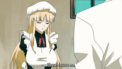 Maid with Huge Tits Likes to be Blindfolded and Receive Creampies