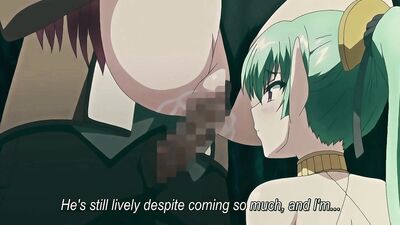 Horny Green Haired Bitch Likes To Make A Paizuri With Her Tits