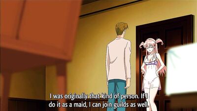 Maid with Beautiful Pink Hair Proposes Creampie to Big Cock