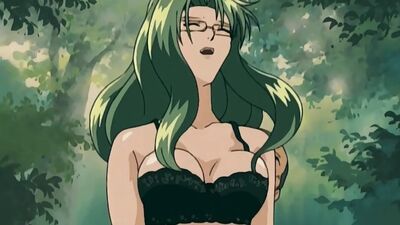 Busty Green Haired Babe Loves Getting Her Hairy Pussy Eaten in 69 Position