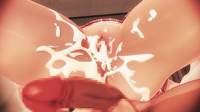 Busty Beauty Likes to Suck Cock and Ride in Reverse Cowgirl | Hentai English Subbed