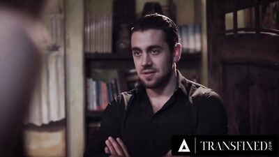 TRANSFIXED - Sexually Confused Stepbrother Bangs His Trans Stepsister & Her Hot Trans GF!