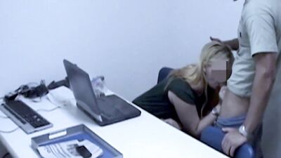 Married woman fucking with bull lover at work