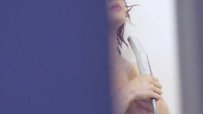 Public Agent English Babe Gives Blowjob in the Shower