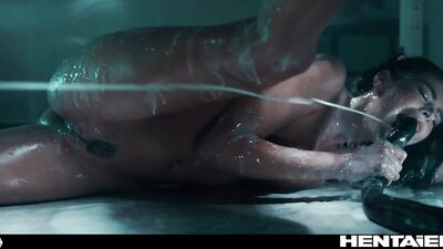 Girls are begging for being fucked by alien monsters