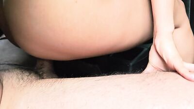 Fucked my UBER DRIVER and let him play with my ASS with ANAL toy- Abella olsen