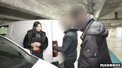 Colombian slut smashed hard in a parking lot for scratching my friend's car !