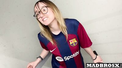 A Barcelona Supporter Fucked By PSG Fans in The Corridors Of The Football Stadium !!!