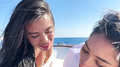 We seduced a boat captain to obtain his DELICIOUS CUM