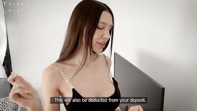 Apartment Owner Wanted to Steal the Deposit, But Get Fucked in Her Wet Pussy