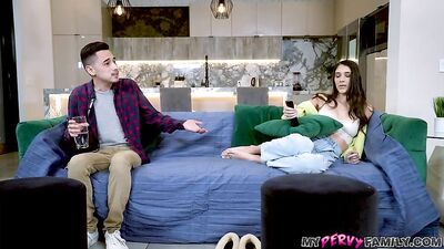 Sneaky Stepsibling Sex, Scene #01