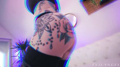 MEGAN INKY Double-Anal, Gaping & A2M