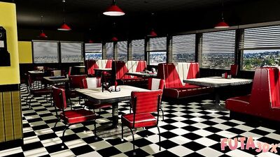 Kayci & Mi - Futa Diner, Scene #01