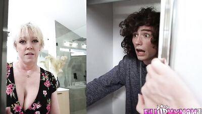 Pervy Step-Son Gets My Ass To Creampie, Scene #01