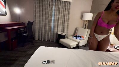 Big booty coworker says NO to CONDOM while cheating on her Husband