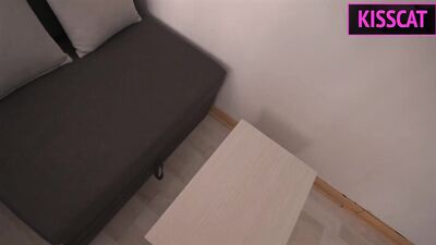 S1E1: Step mom shares hotel room with one bed, so step son fucks tight pussy till facial surprise