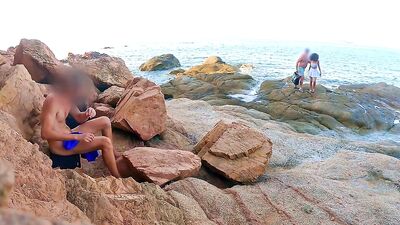 INFIDELITY DAY - I cheat on my husband on the beach by fucking with a stranger