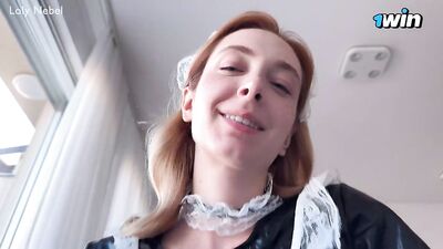 Taught a hot maid how to cook a cream pie - Loly Nebel