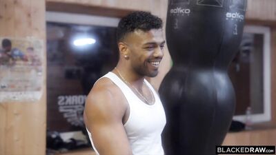 BLACKEDRAW Naughty Gym Hottie Lisa Belys Gets A BBC Workout In Blacked Raw Debut
