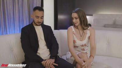 Watch Laney Grey's Hairy Pussy Get Pounded by Her New Lover's Cock