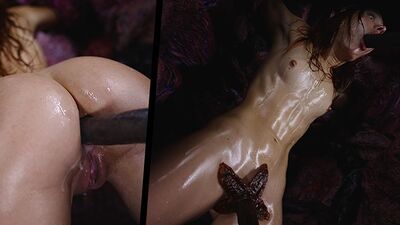 Clemence Audiard's insatiable thirst for anal creampies leads to a monster fuck with a creampie twist!