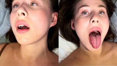 DeLuXeGirL gets off with her stepbrother's help while he plays his games behind the scenes