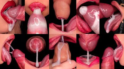 Best cum-filled mouth compilation - Hottest Cums in Your Hands! MILKING - Foreskin - Domination!