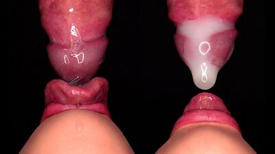 Watch this hot teen get down and dirty with a big cock in close-up view