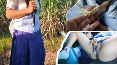 Pinay Bubbles gets her first public fuck with a stranger in hot pinay vlog