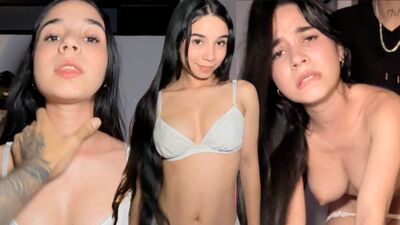 18yo cutie with perfect body gets her tight pussy pounded in POV at Blowke