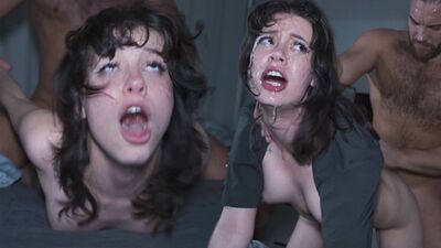 Mia Stone, the dirty slut, loves rough sex and getting her face splattered with cum